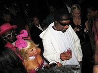 Paris Hilton sexy in Pink at Easter Party