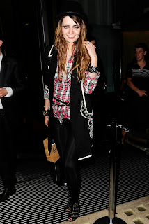 Micha Barton Looks While Leaving Bungalow 8 Night Club In London