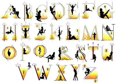 logo gaya abugida grafitty