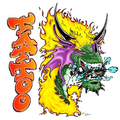 Graffiti Character Art Tattoo Dragon