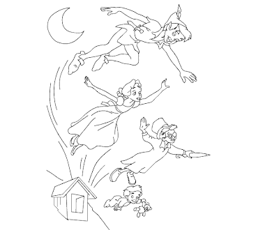 Tinkerbell Coloring Pages : Tinkerbell and Friends to Fly to the Sky