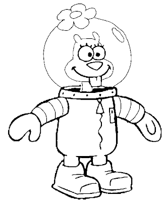 Spongebob Friend is Sandy Coloring Pages. PRINT THIS PAGE. PRINT THIS PAGE