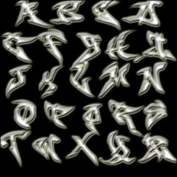 "Raseone" Graffiti Alphabet Letters A-Z. Please give your comments about 
