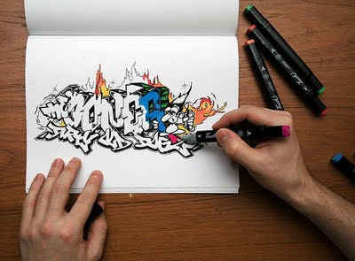 How to Write a Letter with Graffiti Alphabet