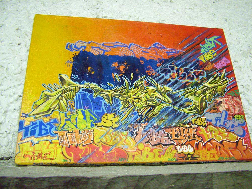Graffiti+canvases