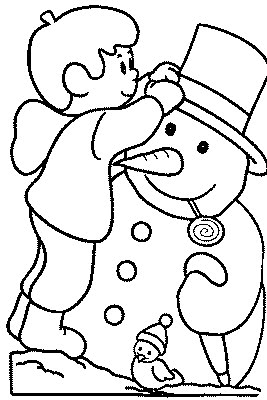 Jarvis Varnado: "Frosty the Snow Man" Kids Coloring Pages