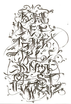 Featured image of post Calligraphy Grafitti Alphabet Calligraphy alphabets can be printed to paper straight from your computer and can be used for letters greetings cards and more