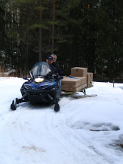 HOW TO MOVE HOUSE BY SNOWMOBILE!