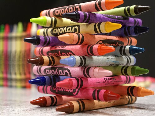 Cartoon Crayola Crayons