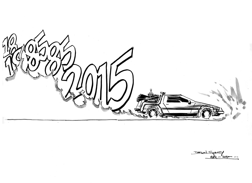 Back To The Future Coloring Pages For Adults Sketch Coloring Page.