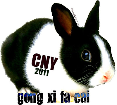 rabbit, chinese new year 2011, selamat tahun baru cina 2011, ucapan selamat tahun baru cina