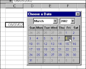 Sudhir Sunil Pop Up Calendar In Excel