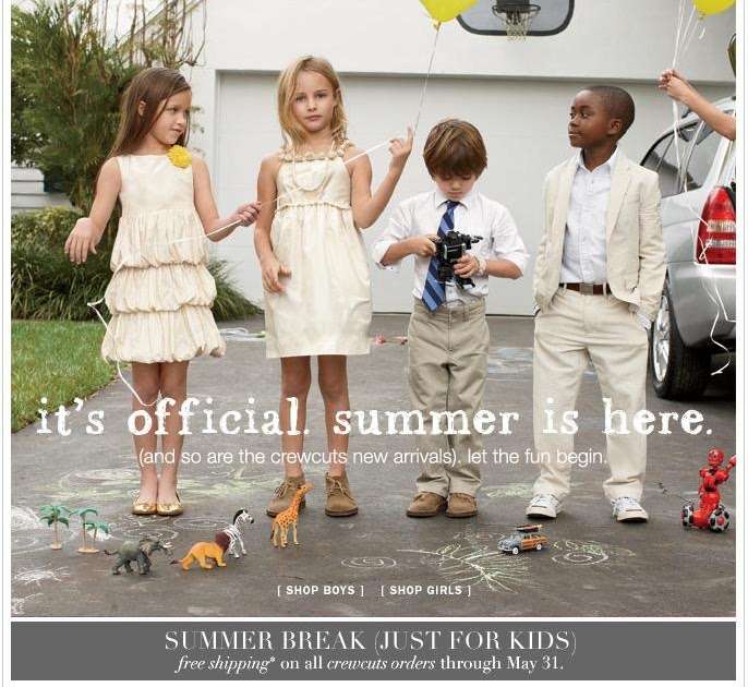 J.Crew Aficionada Crewcuts Email New Arrivals for Crewcuts + Free