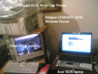 Computer setup at home