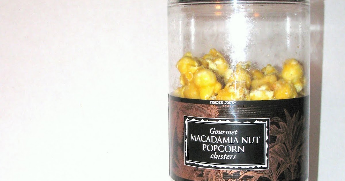 sugar snax Trader Joe's Macadamia Popcorn Clusters