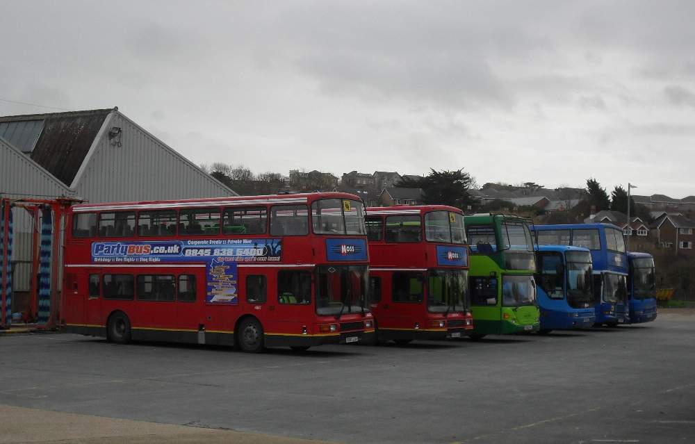 Southern England Bus Scene Winter in Ryde
