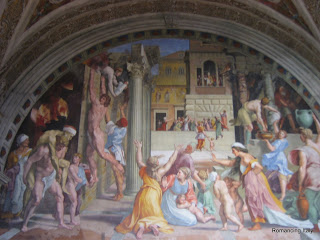 Vatican Museum wall detail