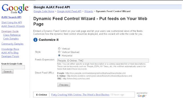 Dynamic Feed Control Wizard picture