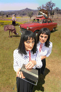 the kransky sisters... that's mourne and eve at the front and dawn in the back hidden behind a french horn the kransky sisters... that's mourne and eve at the front and dawn in the back hidden behind a french horn