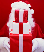santa and his stack santa and his stack