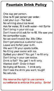 Re-Fill Policy