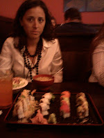 Gloria NOT sharing her sushi