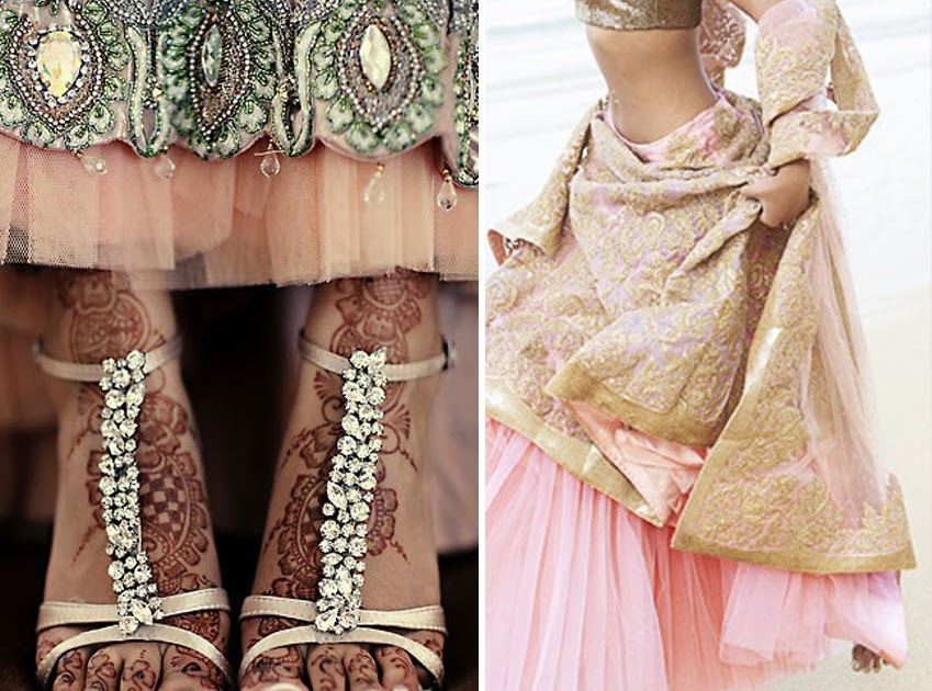 The Paisley Bride It Takes Tulle An Elegant Touch for the Lehenga