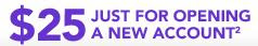 $25 Cash Bonus From Etrade's Complete Savings Account $25 Cash Bonus From Etrade's Complete Savings Account