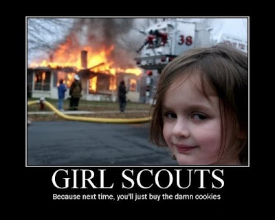 Girl Scouts Demotivator