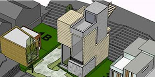 A preview of what is to come 2 of the 14 experimental houses