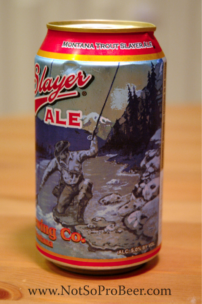 The Not So Professional Beer Blog Review Trout Slayer Ale, Big Sky Brewing