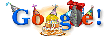 Google 10 cumpleaños