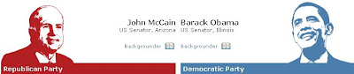 John McCain y Barack Obama