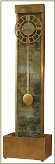 water fountain clock