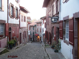 Rue de la citadelle en Saint Jean Pied-de-Port