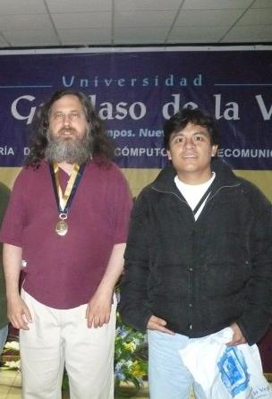 Con Richard Stallman