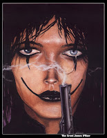 The Crow Book One by James O'Barr Close up of crow