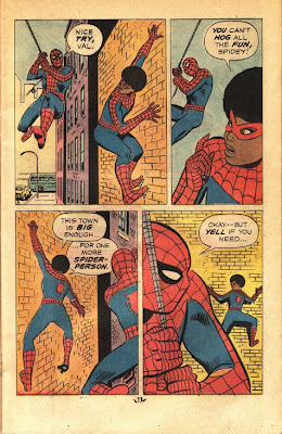 Valerie tells Spider man to back off Valerie wants to have fun too!