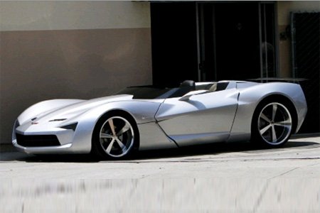 New Corvette Stingray Concept 2010 Unusual image captured in the streets of