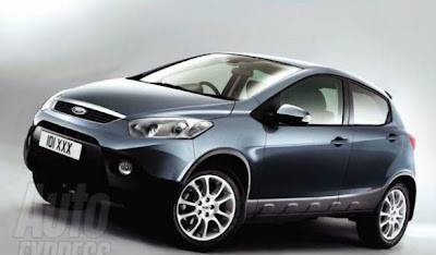 Small SUV Ford Fiesta a 4x4 new clear photos
