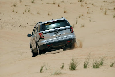2012 model Explorer in Dubai spy photos