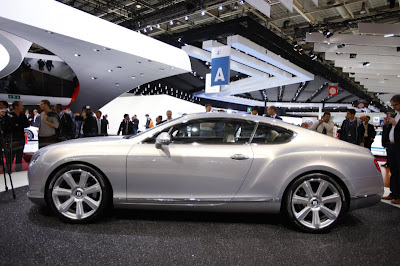 2011 Bentley Continental GT appeared in all its glory Paris 2010 Live