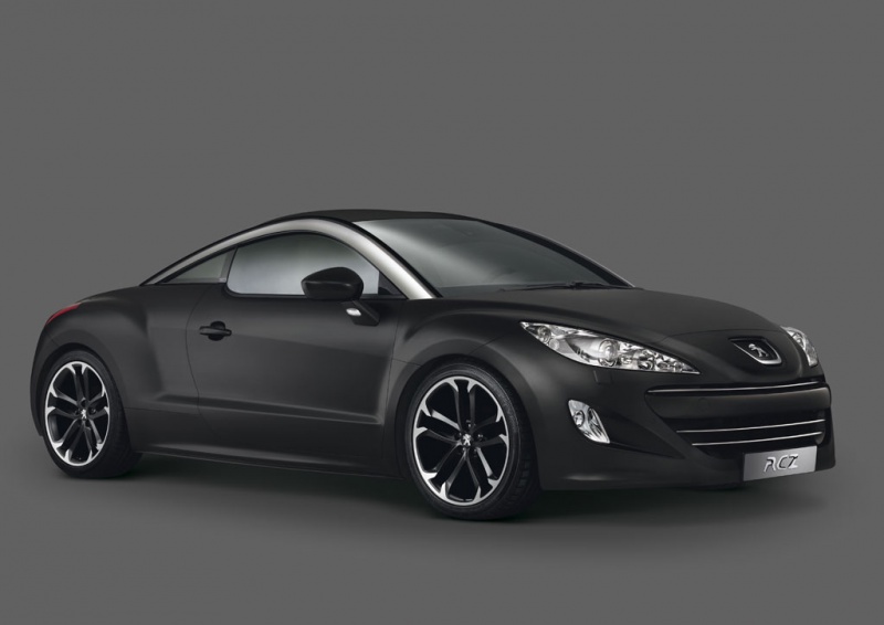 Peugeot RCZ Asphalt Black matte The first official photos Peugeot RCZ Asphalt Black matte The first official photos
