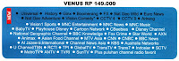 Paket Venus Indovision Paket Venus Indovision