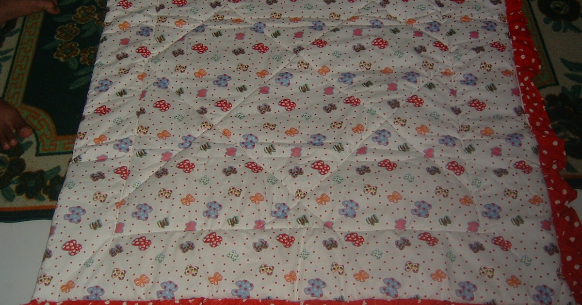 Mintul Online Shop: Bed Cover Merah Campur