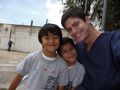 Me with Pablo and Alejandro (Tito's kids) at a Clinic in Palencia