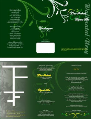 contoh undangan perkawinan