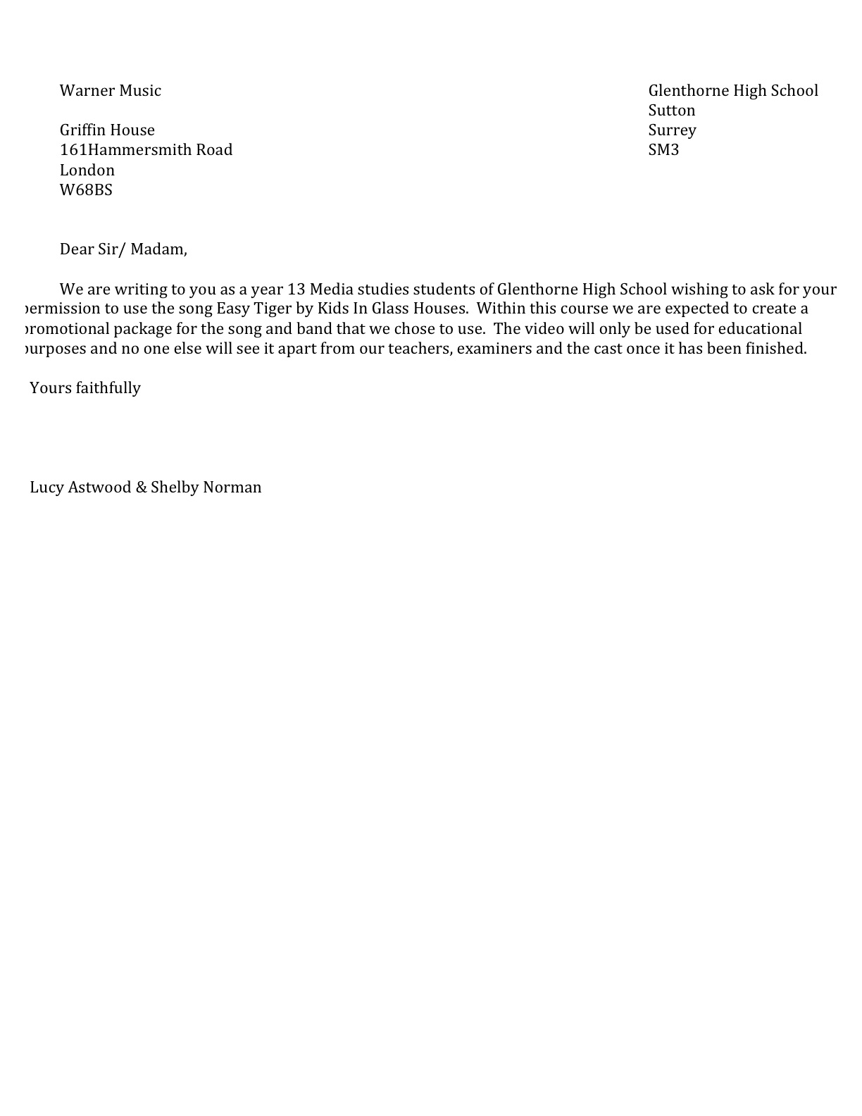 Letters of Permission - Taking a Course at Another University. If you
