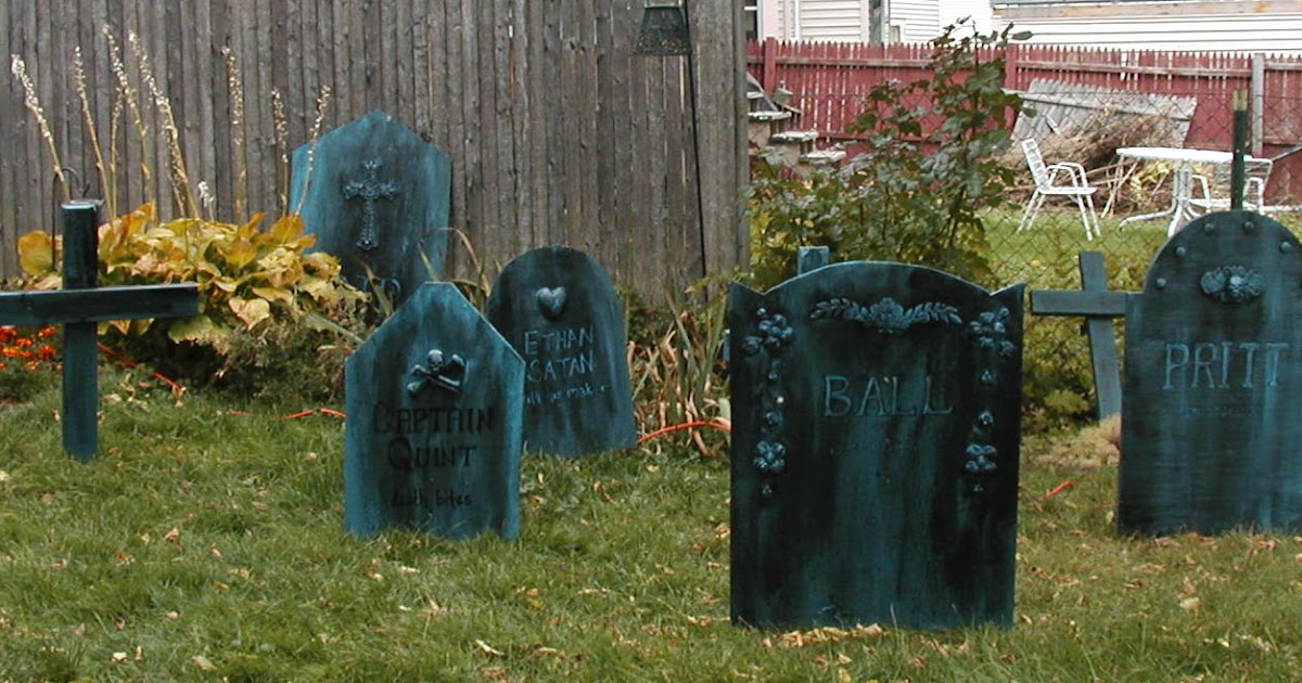 Homemade Halloween BACK YARD GRAVEYARD I