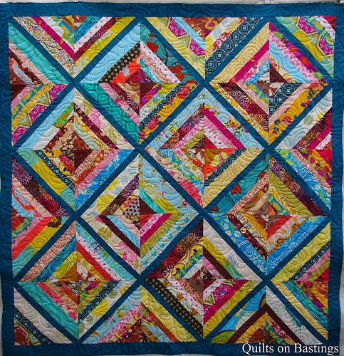 Quilts on Bastings: Kaleidoscope String Quilt